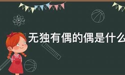 无独有偶的意思是什么意思-无独有偶的意思?