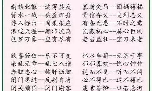 含有然的成语大全四个字-含有然的成语