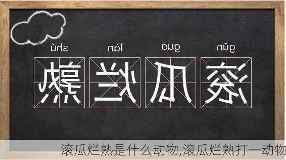 滚瓜烂熟是什么动物,滚瓜烂熟打一动物