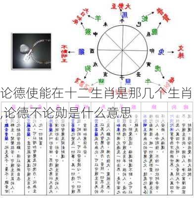 论德使能在十二生肖是那几个生肖,论德不论勋是什么意思