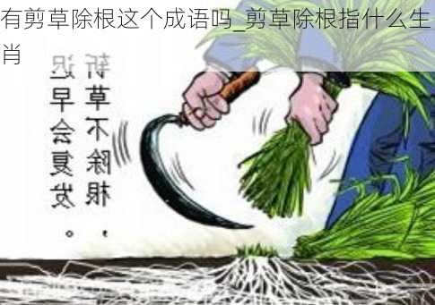 有剪草除根这个成语吗_剪草除根指什么生肖