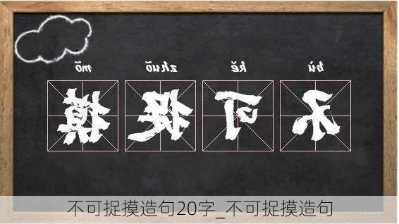 不可捉摸造句20字_不可捉摸造句