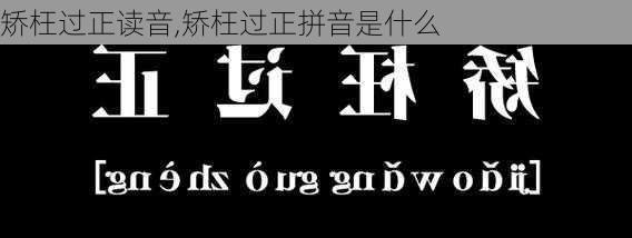 矫枉过正读音,矫枉过正拼音是什么