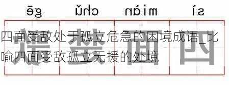 四面受敌处于孤立危急的困境成语_比喻四面受敌孤立无援的处境