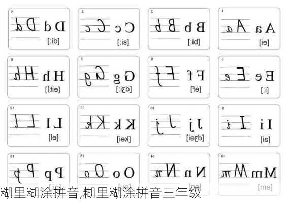 糊里糊涂拼音,糊里糊涂拼音三年级