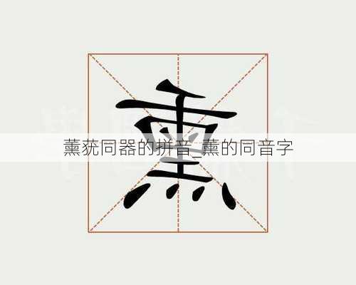 薰莸同器的拼音_薰的同音字