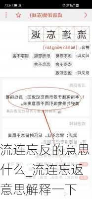 流连忘反的意思什么_流连忘返意思解释一下