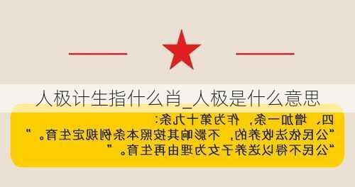 人极计生指什么肖_人极是什么意思